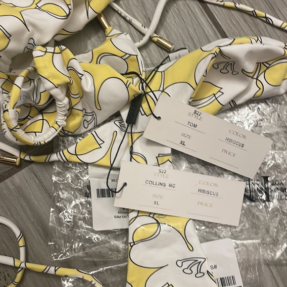 INDAH ❤️‍🔥 COLLINS BIKINI SET IN HIBISCUS NWT SIZE XL - Picture 10 of 10